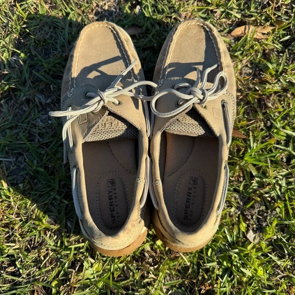 Sperry Women’s Top Sider Tan Boat‎ Shoes Size 6M